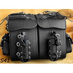 LEATHER SADDLEBAGS S41 *TO REQUEST*
