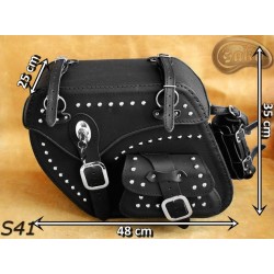 LEATHER SADDLEBAGS S41 *TO REQUEST*