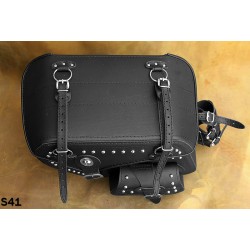LEATHER SADDLEBAGS S41 *TO REQUEST*