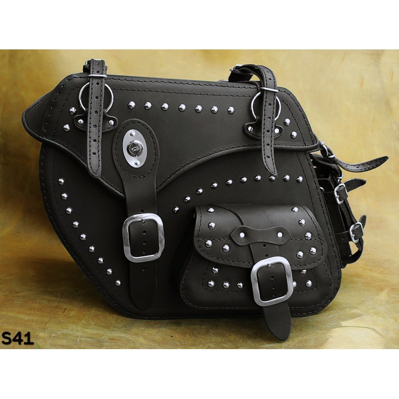 LEATHER SADDLEBAGS S41 *TO REQUEST*