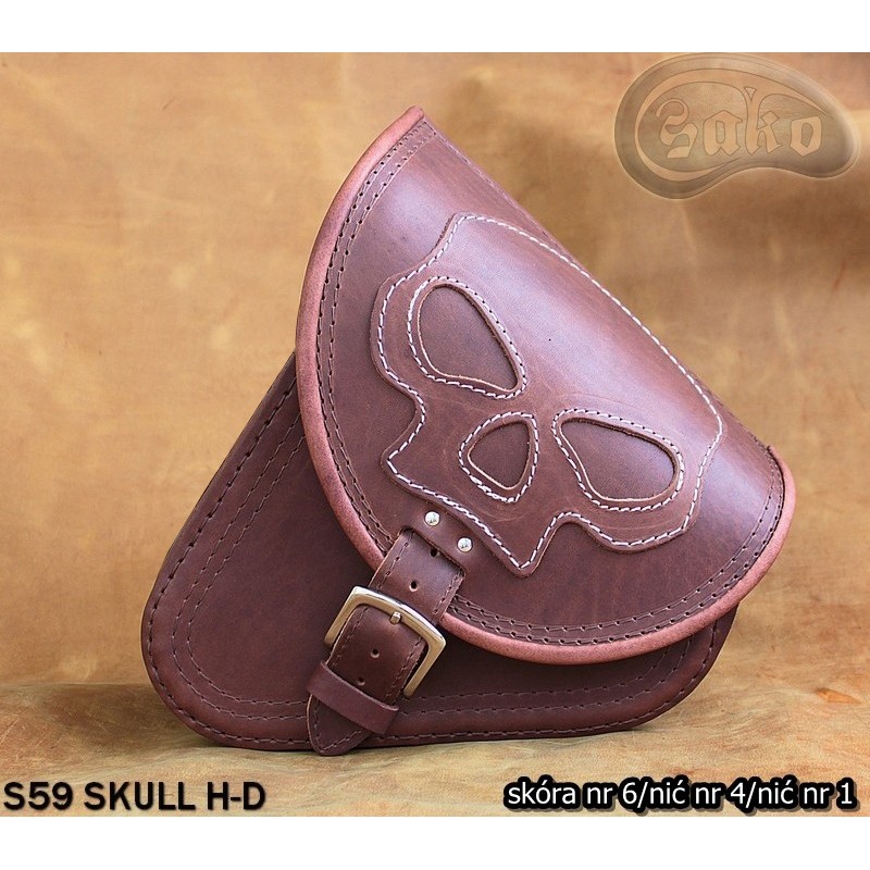 Satteltaschen S59 SKULL H-D SOFTAIL