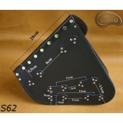 LEATHER SADDLEBAG S62 REAL H-D SOFTAIL