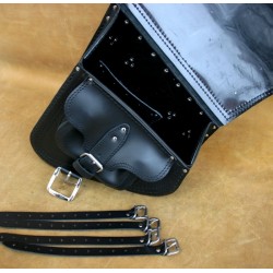 LEATHER SADDLEBAG S62 REAL H-D SOFTAIL