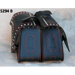 LEATHER SADDLEBAGS S294