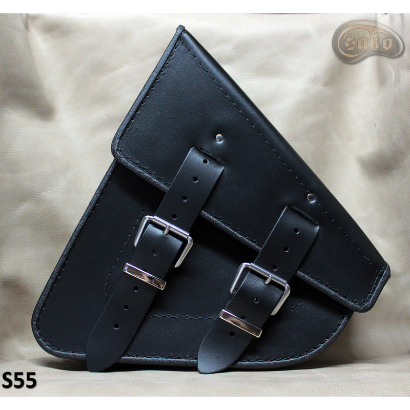 LEATHER SADDLEBAG S55 H-D SOFTAIL
