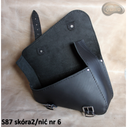 LEATHER SADDLEBAG S87 H-D SPORTSTER