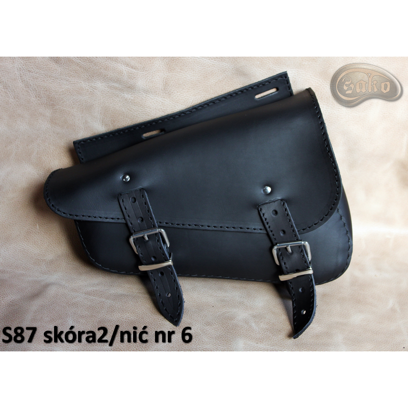 LEATHER SADDLEBAG S87 H-D SPORTSTER