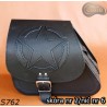 LEATHER SADDLEBAG S762 H-D SPORTSTER  without bracket