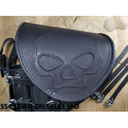 Bőr táska S54 SEWN-ON SKULL H-D SOFTAIL