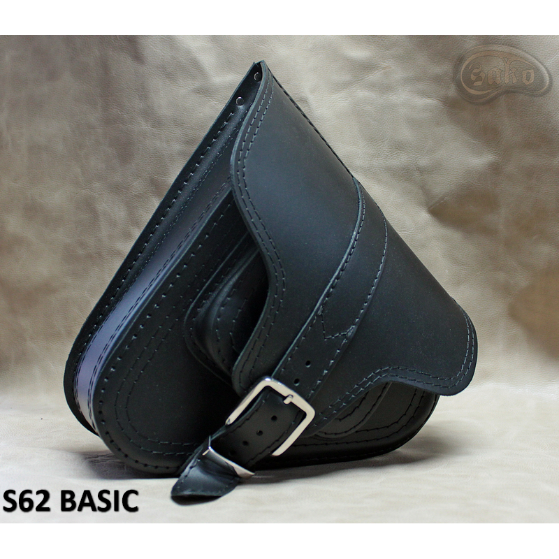 LEATHER SADDLEBAG S62 BASIC H-D SOFTAIL