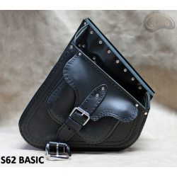 LEATHER SADDLEBAG S62 BASIC H-D SOFTAIL