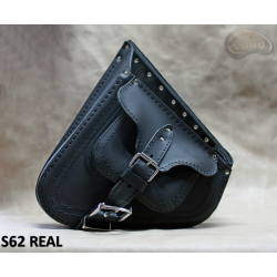 LEATHER SADDLEBAG S62 REAL H-D SOFTAIL