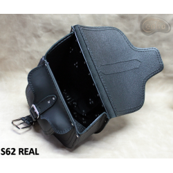 LEATHER SADDLEBAG S62 REAL H-D SOFTAIL