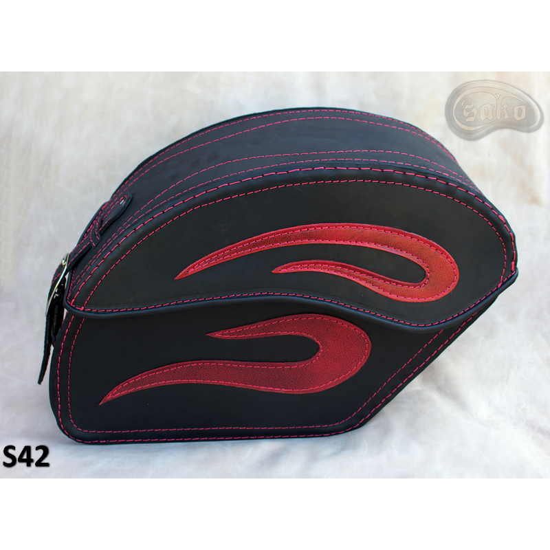 LEATHER SADDLEBAGS S42 *TO REQUEST*