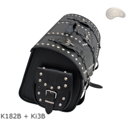 A koffer K1821 zárral, zsebekkel és átfedésekkel