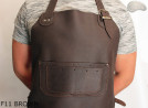 Schutzschürze aus Leder/Metzger/Schweißer/Koch/Grill/Schlosser F11  BROWN