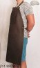 Schutzschürze aus Leder/Metzger/Schweißer/Koch/Grill/Schlosser F11  BROWN