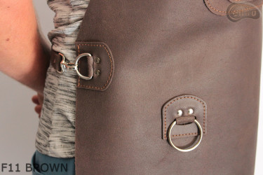 Schutzschürze aus Leder/Metzger/Schweißer/Koch/Grill/Schlosser F11  BROWN