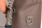 Schutzschürze aus Leder/Metzger/Schweißer/Koch/Grill/Schlosser F11  BROWN