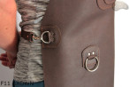 Schutzschürze aus Leder/Metzger/Schweißer/Koch/Grill/Schlosser F11  BROWN
