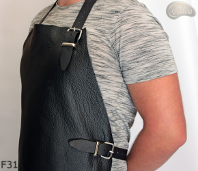 Schutzschürze aus Leder F31/Metzger/Schweißer/Koch/Grill/Schlosser
