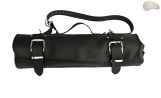Knife bag / pouch BLACK MATTE WITH ZIP FASTENER (model 3)