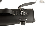 Knife bag / pouch BLACK MATTE WITH ZIP FASTENER (model 3)