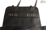 Knife bag / pouch BLACK MATTE WITH ZIP FASTENER (model 3)
