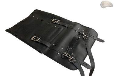 Knife bag / pouch BLACK MATTE WITH ZIP FASTENER (model 3)