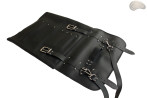 Knife bag / pouch BLACK MATTE WITH ZIP FASTENER (model 3)