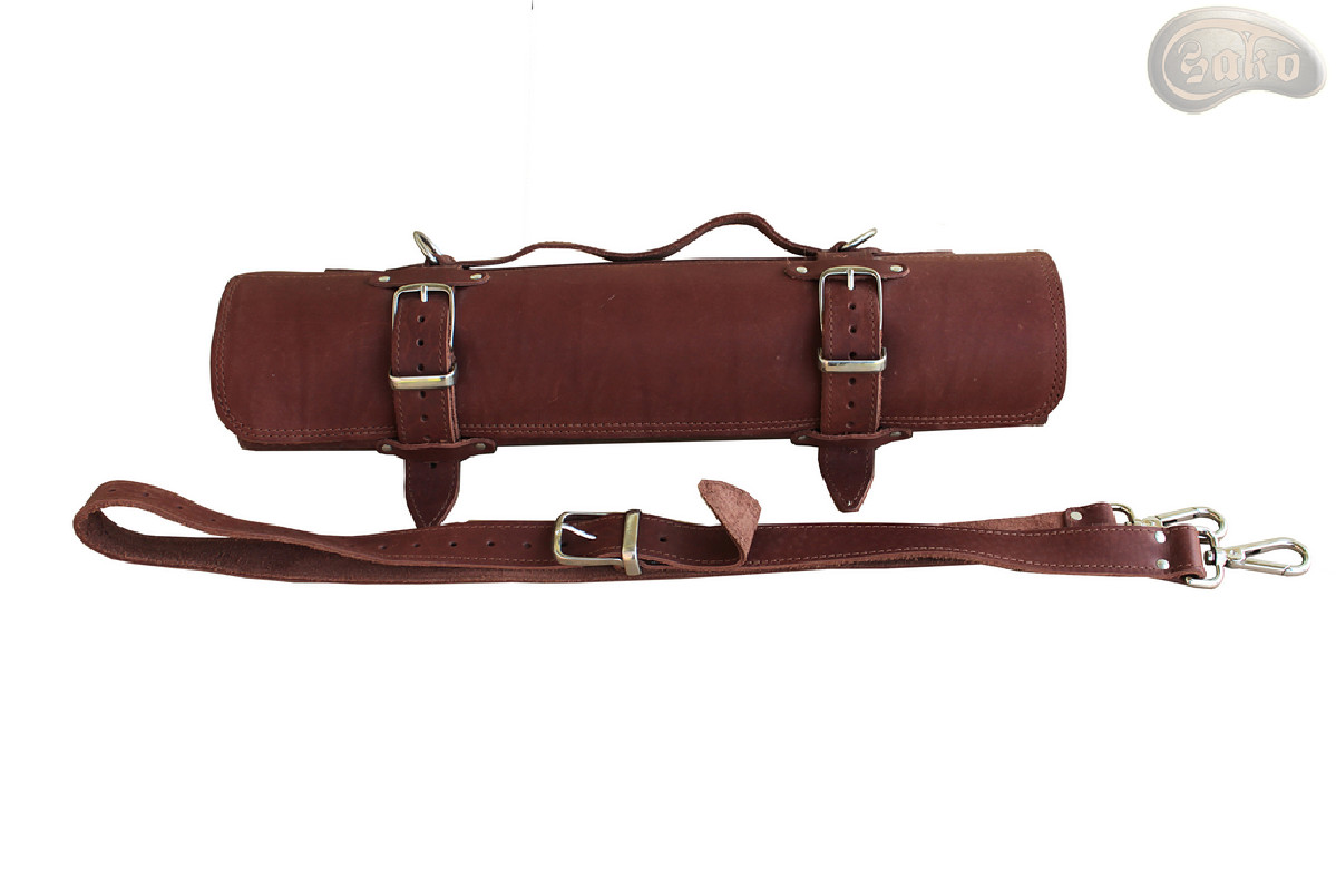 Knife bag / pouch COGNAC ( model 2)