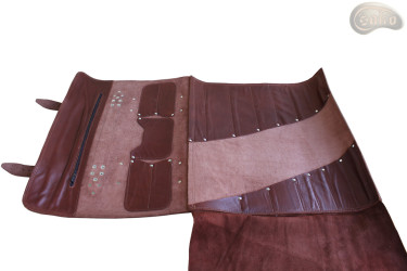 Knife bag / pouch COGNAC ( model 2)