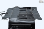 Knife bag / pouch COGNAC WITH ZIP FASTENER (model 3)