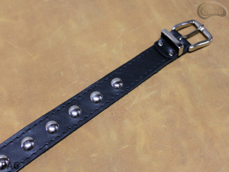 PA6-Lederarmband mit 17 mm Ziernieten