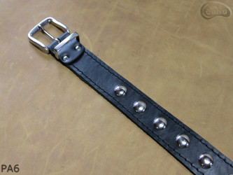 PA6-Lederarmband mit 17 mm Ziernieten