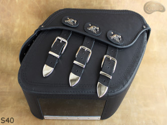 LEATHER SADDLEBAGS S40  **TO REQUEST**