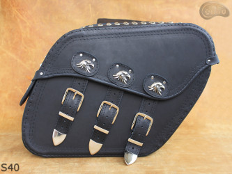 LEATHER SADDLEBAGS S40  **TO REQUEST**