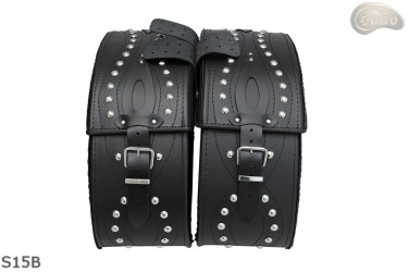 LEATHER SADDLEBAGS S15