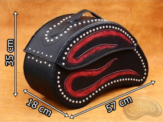 LEATHER SADDLEBAGS S200 B  *TO REQUEST*