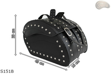 LEATHER SADDLEBAGS S151