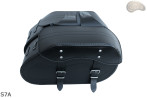LEATHER SADDLEBAGS S07