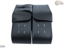LEATHER SADDLEBAGS S07