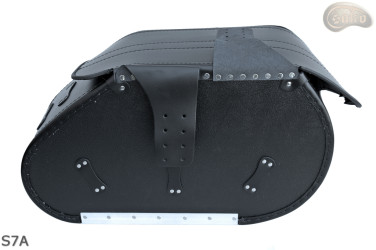 LEATHER SADDLEBAGS S07