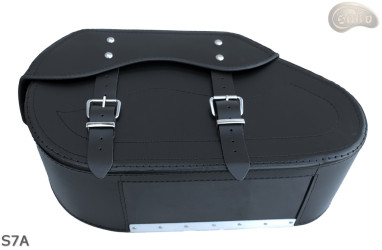LEATHER SADDLEBAGS S07