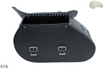LEATHER SADDLEBAGS S07