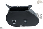 LEATHER SADDLEBAGS S07