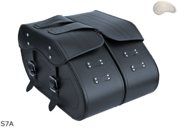 LEATHER SADDLEBAGS S07