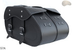 LEATHER SADDLEBAGS S07