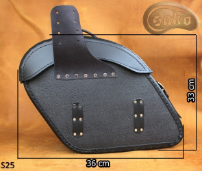 LEATHER SADDLEBAGS S25