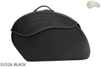 LEATHER SADDLEBAGS S152 BLACK